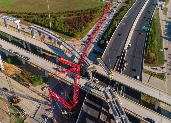 Crawler Crane Bridge Section Lift