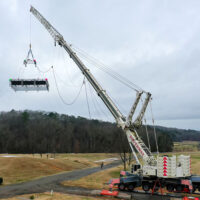 Movie Set Crane Lift