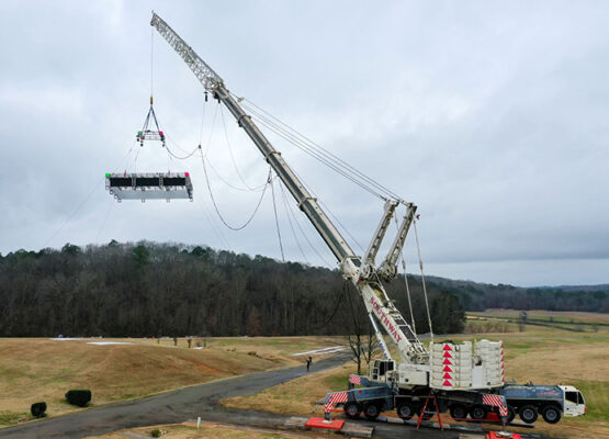 Movie Set Crane Lift