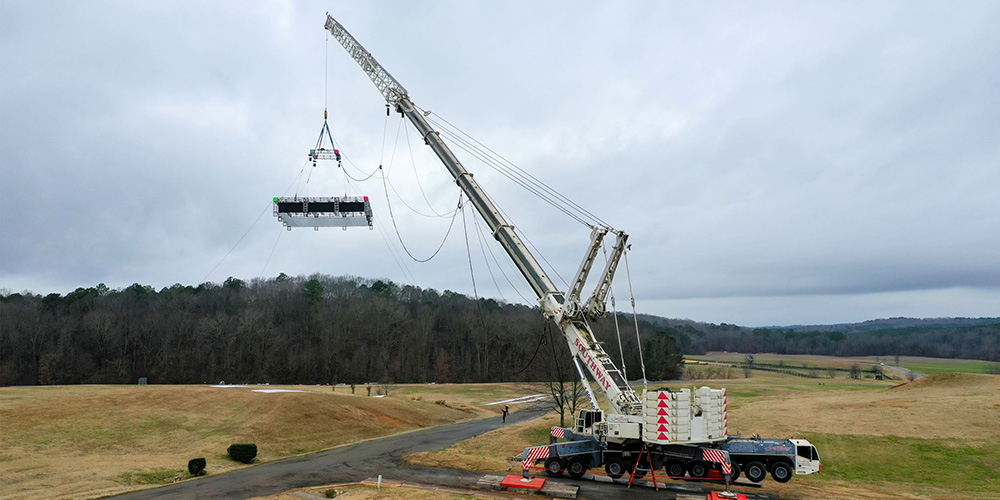 Movie Set Crane Lift